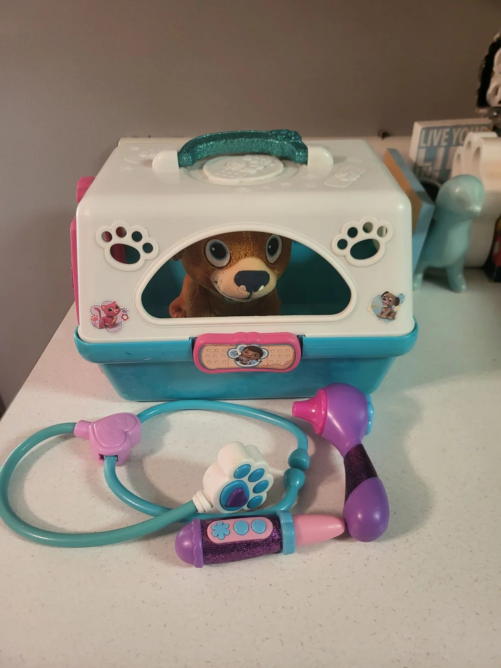 Doc McStuffins Pet Vet On The Go Pet Puppy Carrier with Accessories With Plush